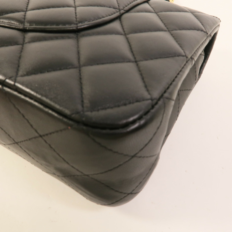 CHANEL 羊皮皮革Classic 25鏈帶肩背袋-14