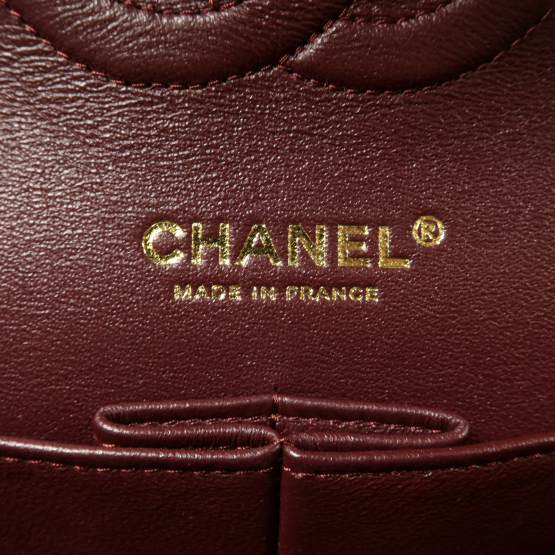 CHANEL 羊皮皮革Classic 25鏈帶肩背袋-5