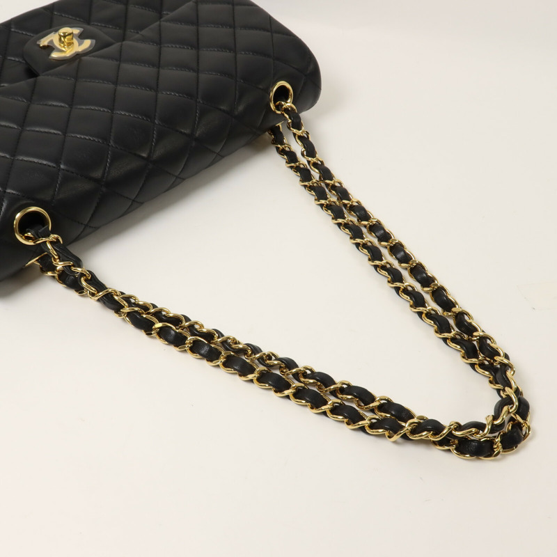 CHANEL 羊皮皮革Classic 25鏈帶肩背袋-7