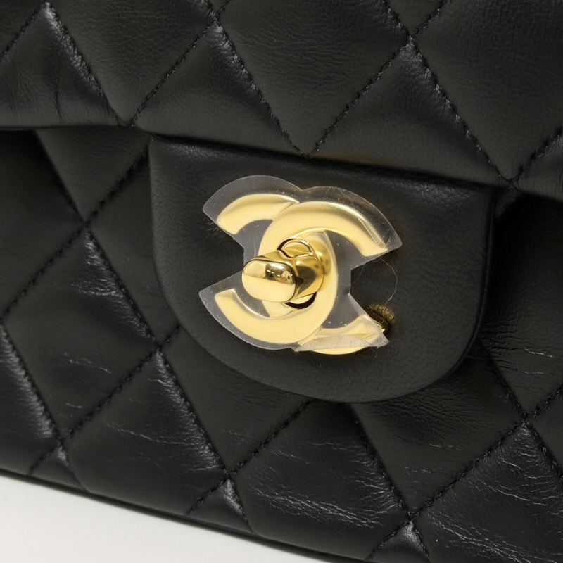 CHANEL 羊皮皮革Classic 25鏈帶肩背袋-10