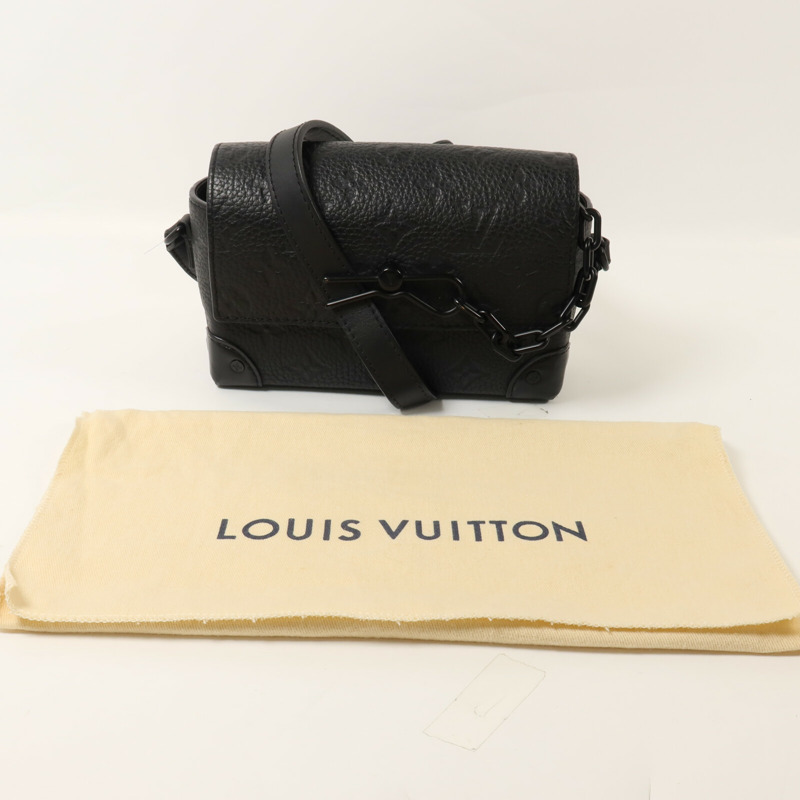 LOUIS VUITTON Monogram Eclipse Steamer Wearable Wallet肩背袋-7