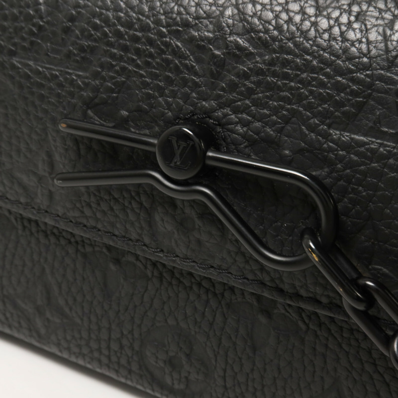 LOUIS VUITTON Monogram Eclipse Steamer Wearable Wallet肩背袋-8