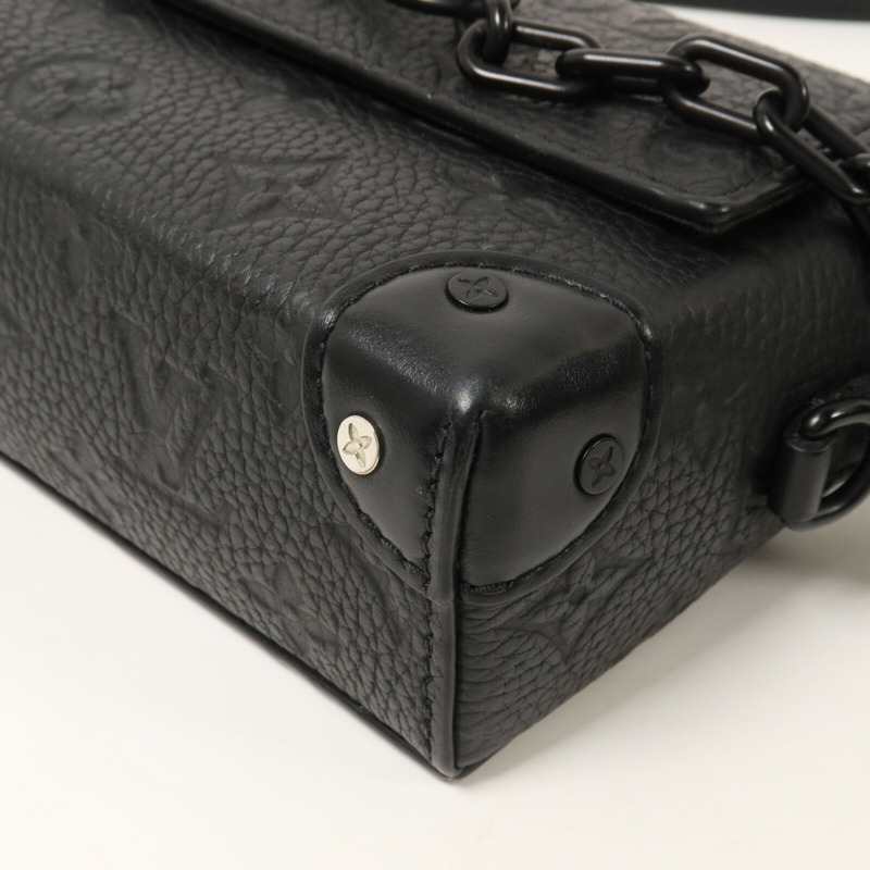 LOUIS VUITTON Monogram Eclipse Steamer Wearable Wallet肩背袋-10