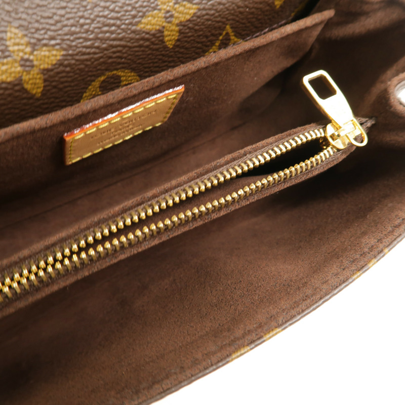 LOUIS VUITTON Monogram Pochette Metis East West金扣手挽肩背兩用袋-4