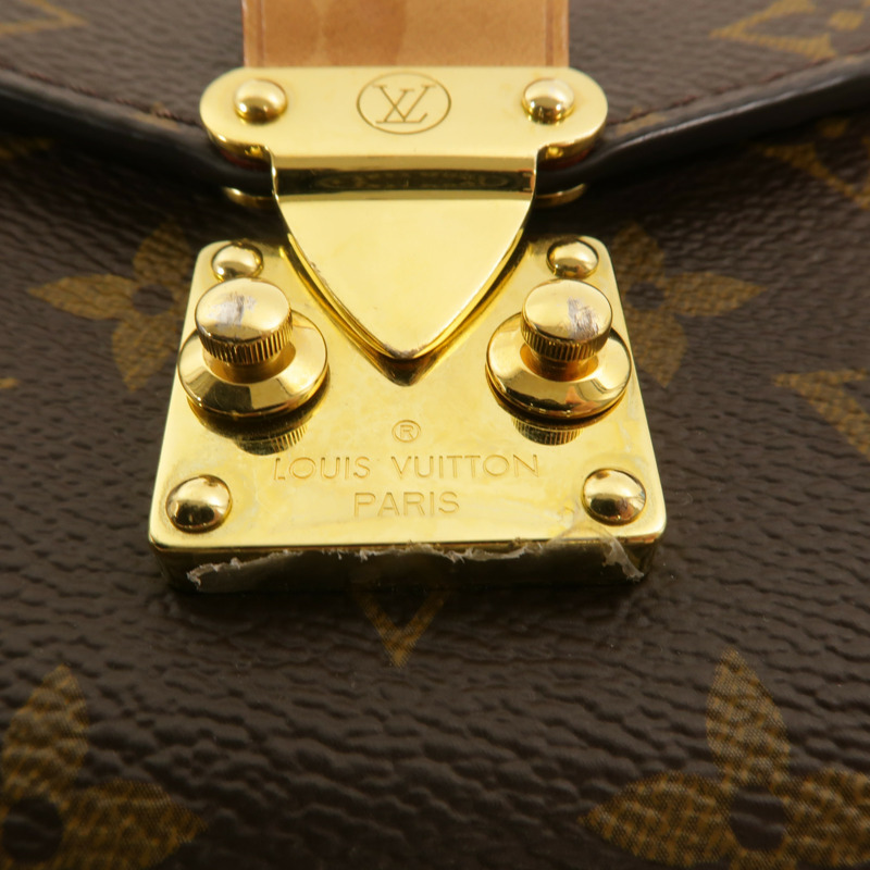 LOUIS VUITTON Monogram Pochette Metis East West金扣手挽肩背兩用袋-7