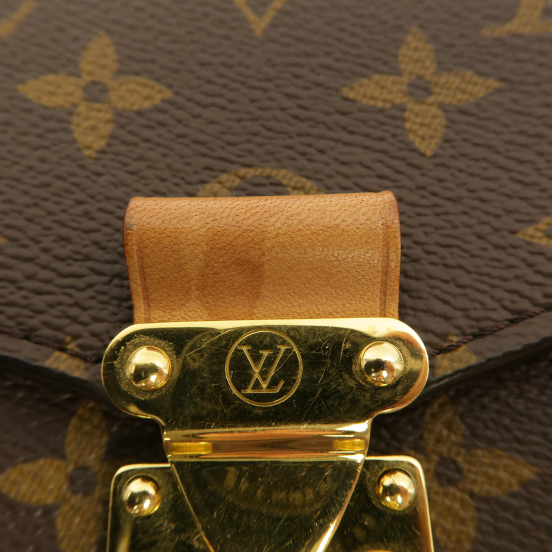 LOUIS VUITTON Monogram Pochette Metis East West金扣手挽肩背兩用袋-10