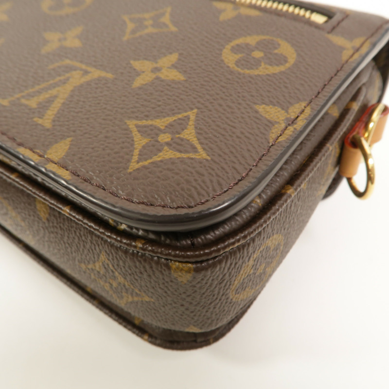 LOUIS VUITTON Monogram Pochette Metis East West金扣手挽肩背兩用袋-14