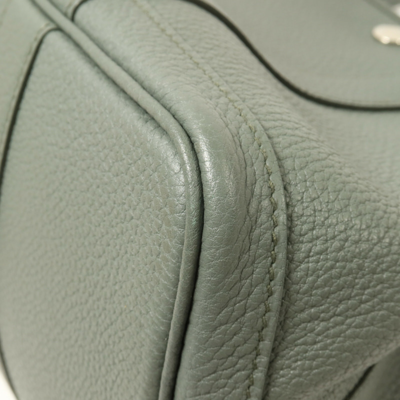 HERMES Negonda皮革Garden Party TPM手挽袋Vert Amande-14