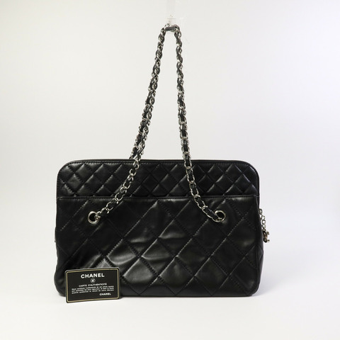 CHANEL 牛皮皮革Chain Shoulder鏈帶肩背袋