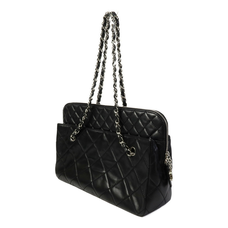 CHANEL 牛皮皮革Chain Shoulder鏈帶肩背袋-2
