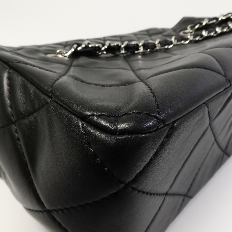 CHANEL 牛皮皮革Chain Shoulder鏈帶肩背袋-13
