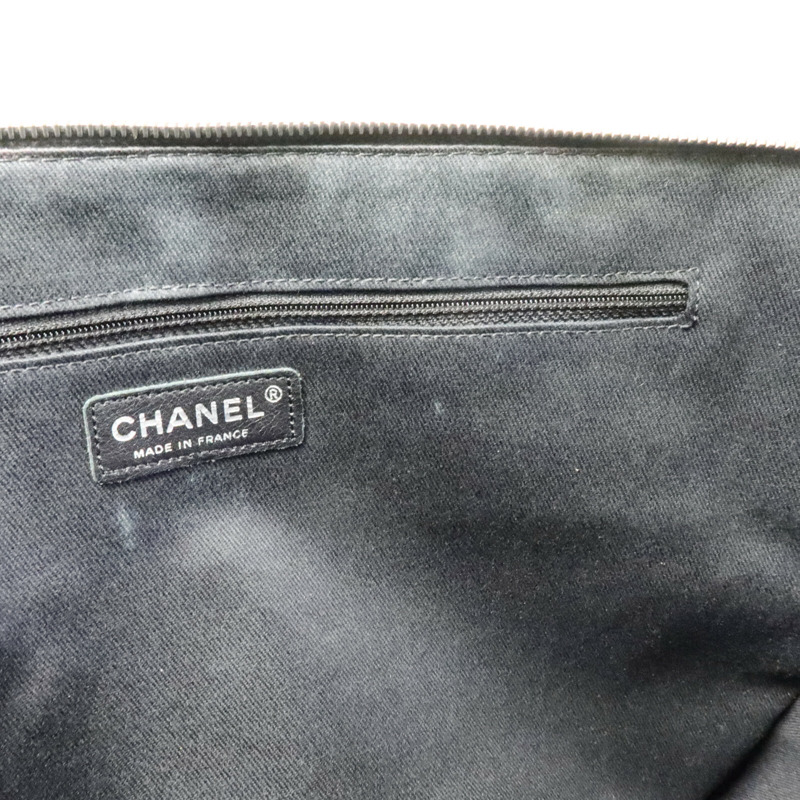 CHANEL 牛皮皮革Chain Shoulder鏈帶肩背袋-16