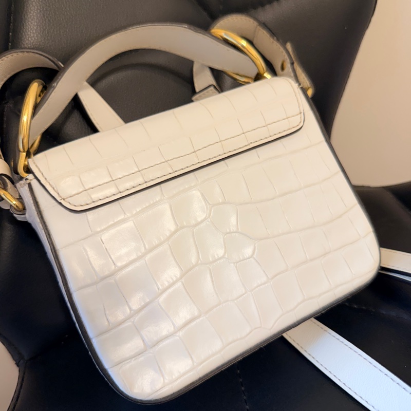 Chloe c bag 白色鱷魚皮 二手-5