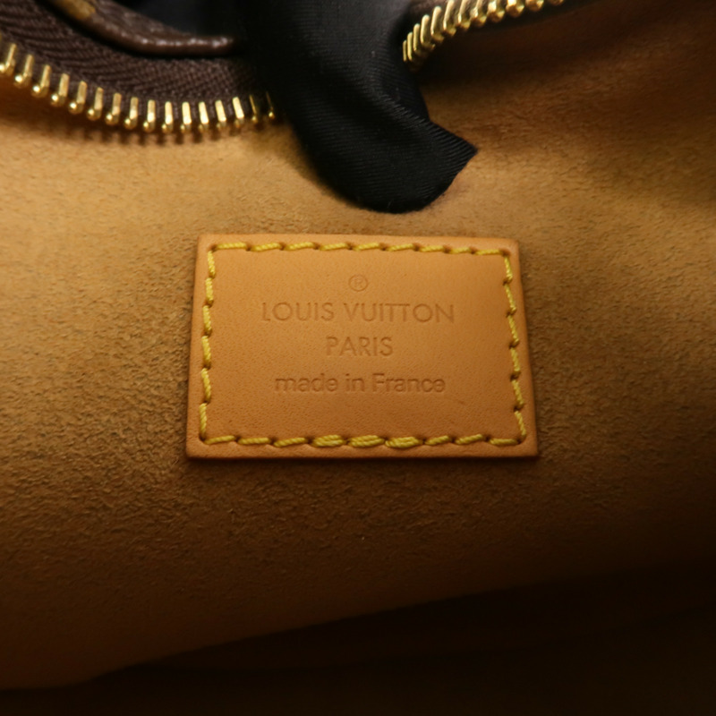 LOUIS VUITTON Monogram Loop金扣肩背袋棕色-8