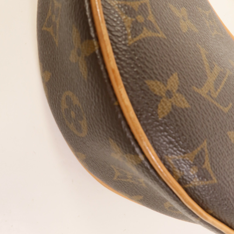 LOUIS VUITTON Monogram Loop金扣肩背袋棕色-10