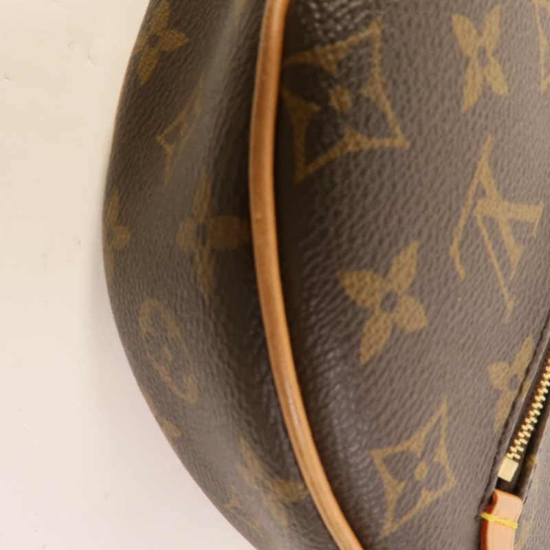 LOUIS VUITTON Monogram Loop金扣肩背袋棕色-13