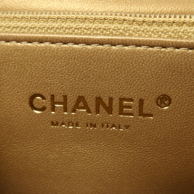 CHANEL 牛皮皮革Chain Shoulder鏈帶肩背袋-5
