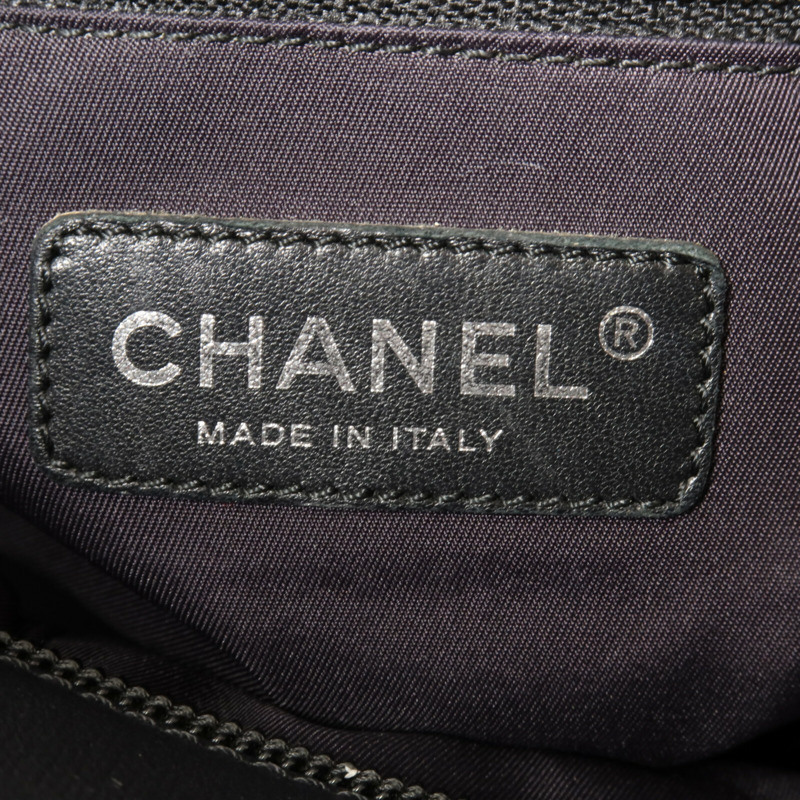 CHANEL 塗層帆布/尼龍Paris Biarritz手挽袋-5