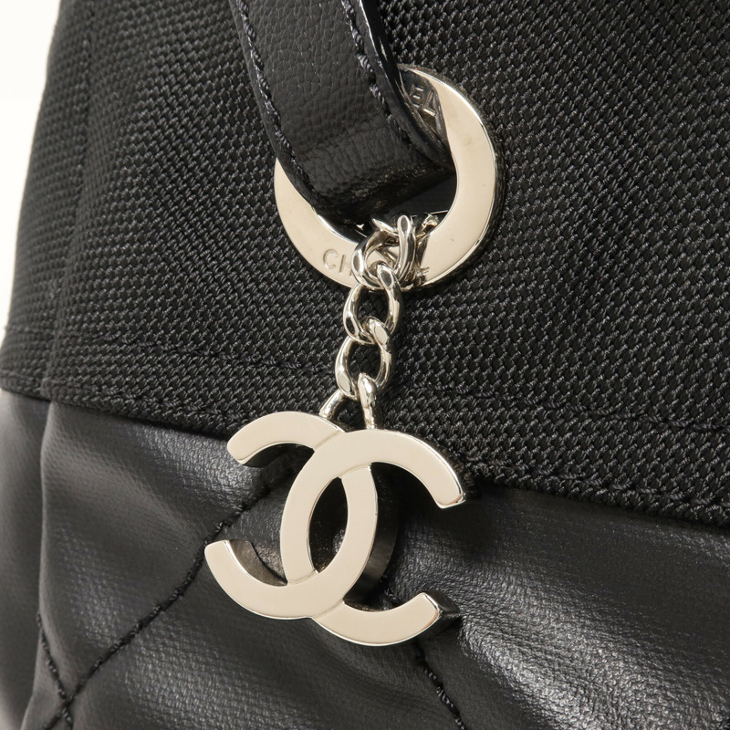 CHANEL 塗層帆布/尼龍Paris Biarritz手挽袋-9