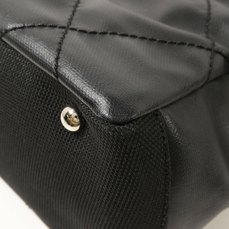 CHANEL 塗層帆布/尼龍Paris Biarritz手挽袋-11