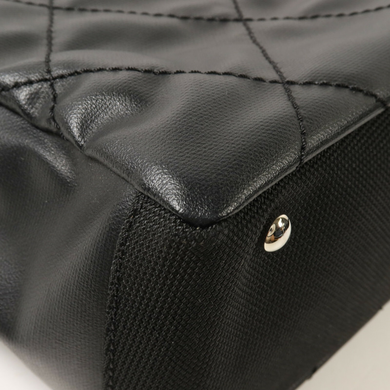 CHANEL 塗層帆布/尼龍Paris Biarritz手挽袋-12