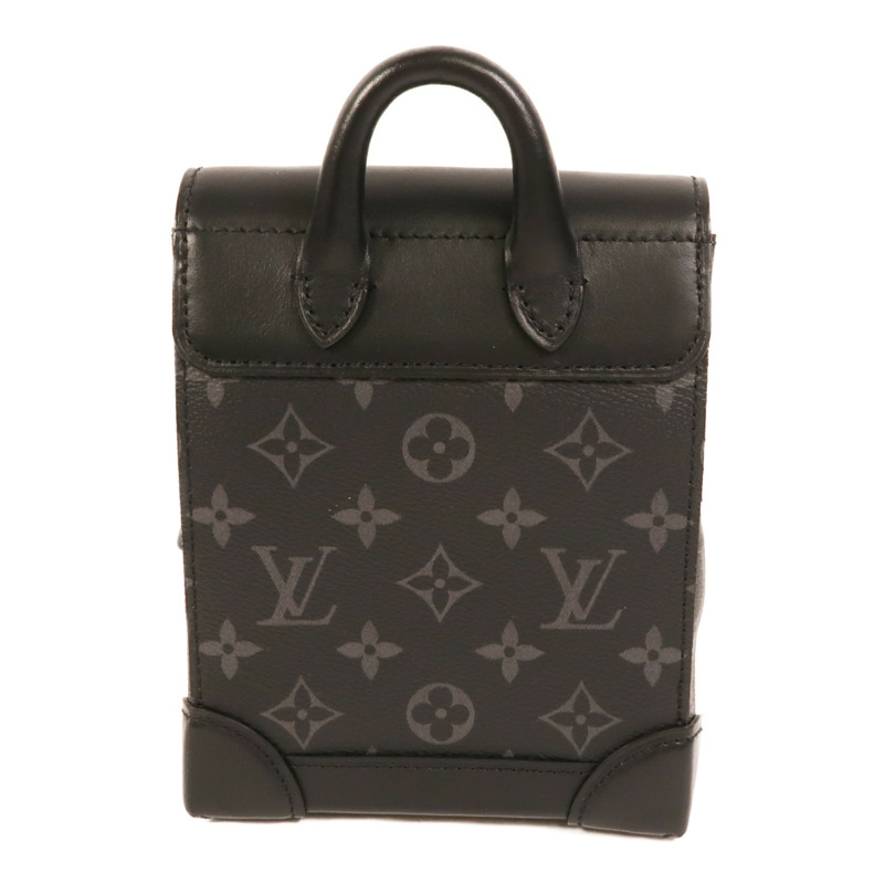 LOUIS VUITTON Monogram Eclipse Nano Steamer肩背袋-1
