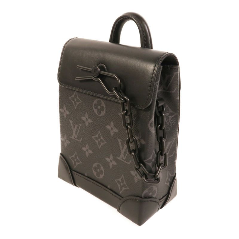 LOUIS VUITTON Monogram Eclipse Nano Steamer肩背袋-2