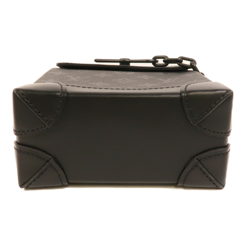 LOUIS VUITTON Monogram Eclipse Nano Steamer肩背袋-3