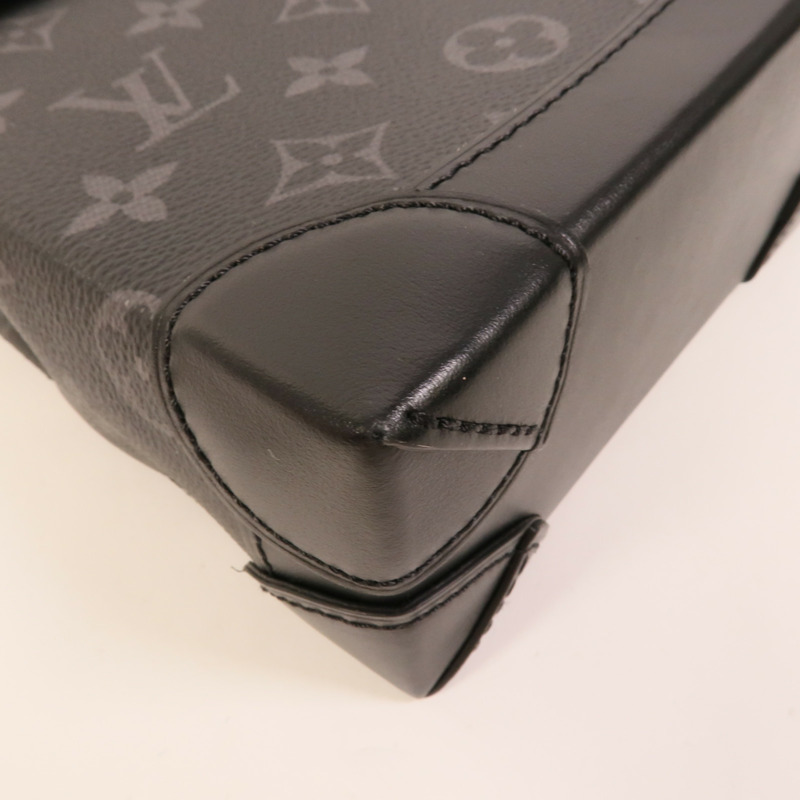 LOUIS VUITTON Monogram Eclipse Nano Steamer肩背袋-10
