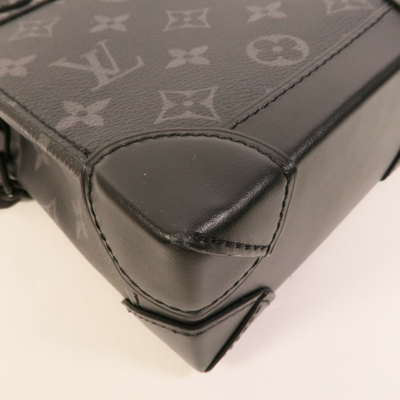 LOUIS VUITTON Monogram Eclipse Nano Steamer肩背袋-12