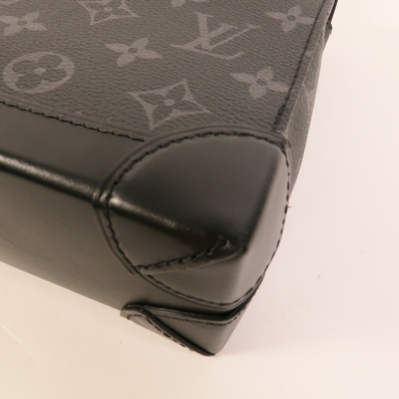 LOUIS VUITTON Monogram Eclipse Nano Steamer肩背袋-13