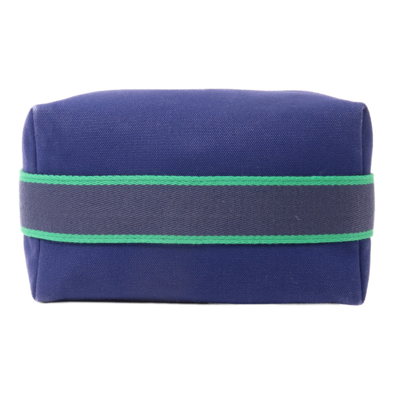 HERMES 帆布Bride A Brac PM手挽袋Bleu Marine-3