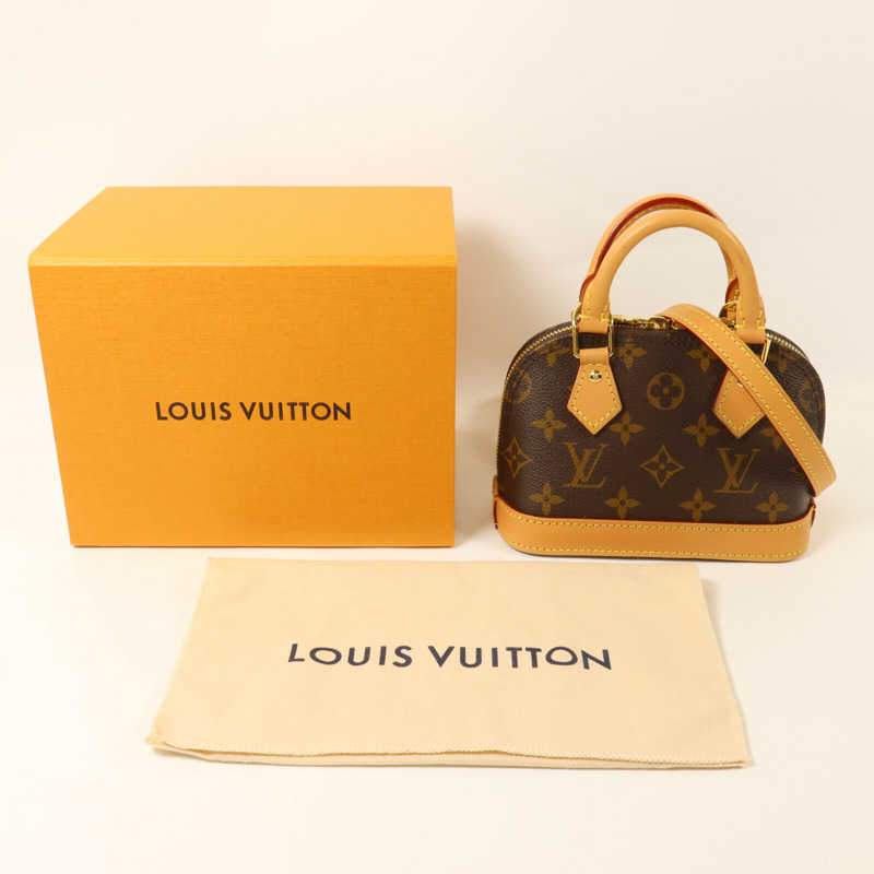 LOUIS VUITTON Monogram Nano Alma手挽肩背兩用袋-7