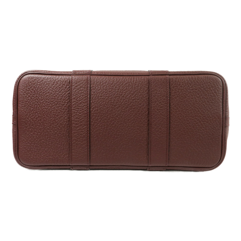 HERMES Country皮革Garden Party TPM手挽袋Bordeaux-3