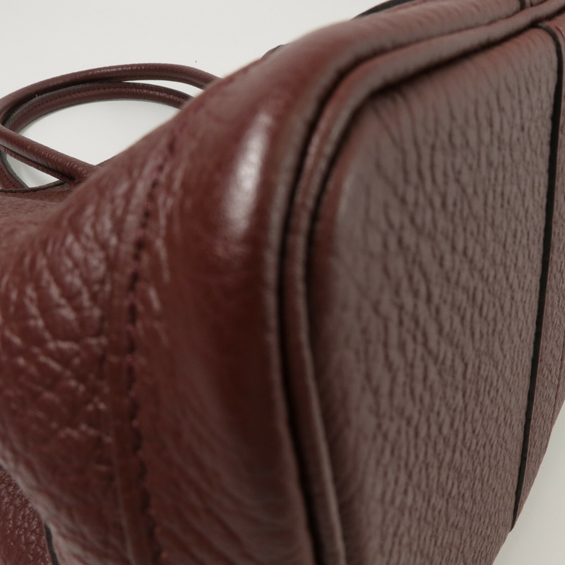 HERMES Country皮革Garden Party TPM手挽袋Bordeaux-10