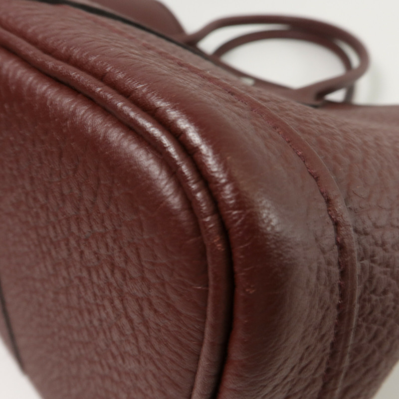HERMES Country皮革Garden Party TPM手挽袋Bordeaux-13
