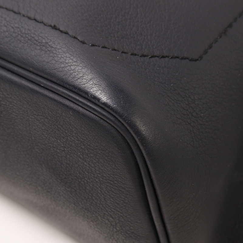 HERMES Evercolor皮革Sac Slide Cross肩背袋Bleu Nuit-10