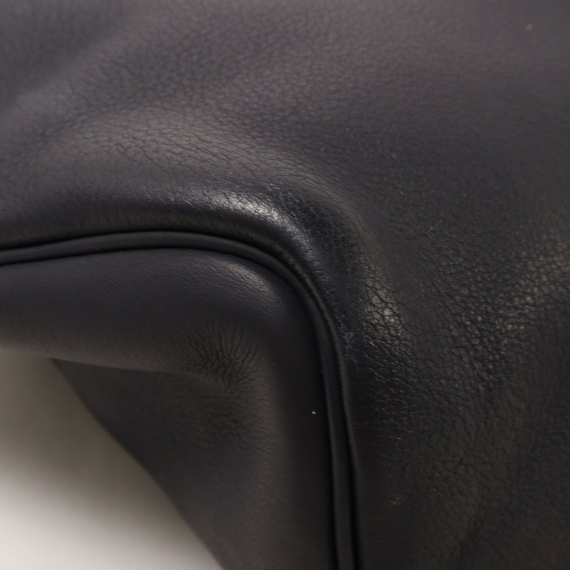 HERMES Evercolor皮革Sac Slide Cross肩背袋Bleu Nuit-11