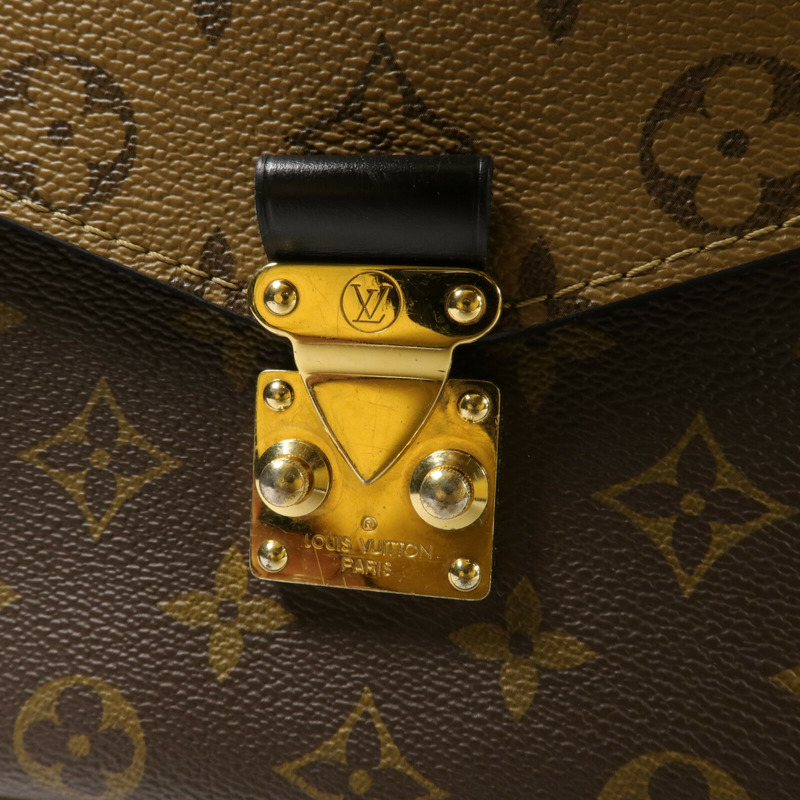 LOUIS VUITTON Monogram/Monogram Reverse Pochette Metis手挽肩背兩用袋-10