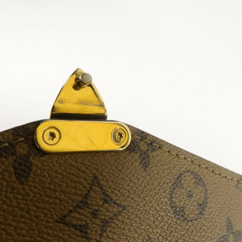 LOUIS VUITTON Monogram/Monogram Reverse Pochette Metis手挽肩背兩用袋-11