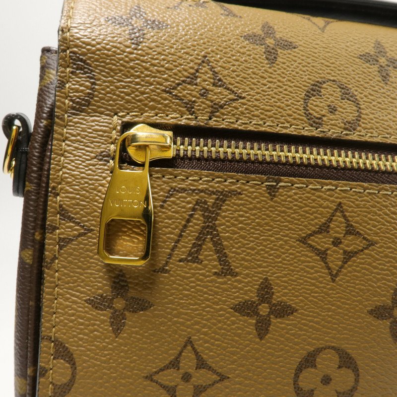 LOUIS VUITTON Monogram/Monogram Reverse Pochette Metis手挽肩背兩用袋-14