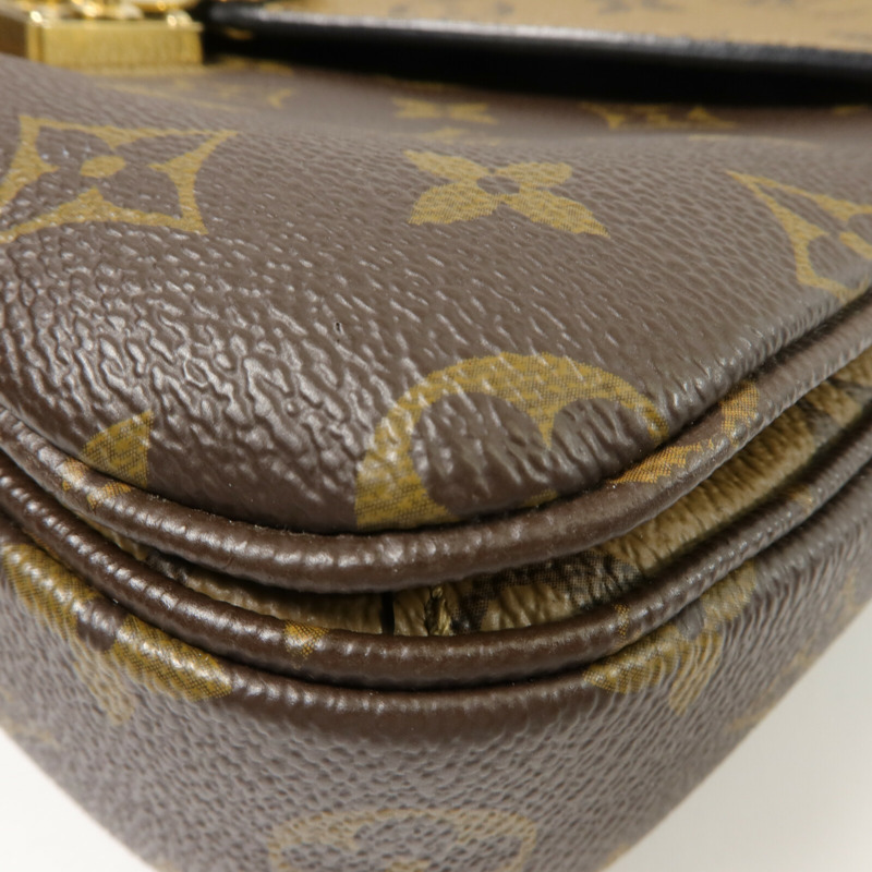 LOUIS VUITTON Monogram/Monogram Reverse Pochette Metis手挽肩背兩用袋-16