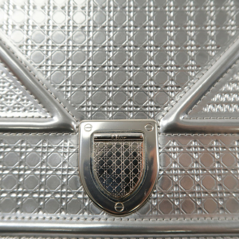 Dior 漆皮皮革Diorama Wallet On Chain鏈帶肩背袋-6