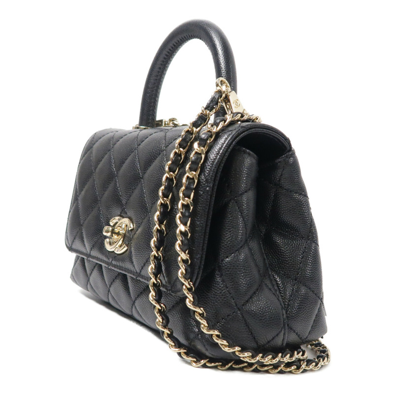 CHANEL Mini Coco Handle手挽肩背兩用袋-2