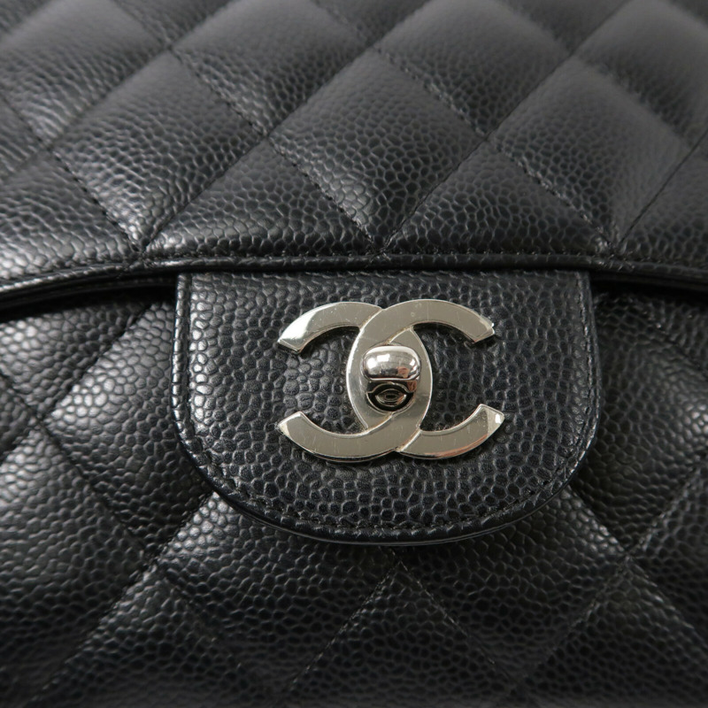 CHANEL 牛皮皮革Large Classic鏈帶肩背袋-6