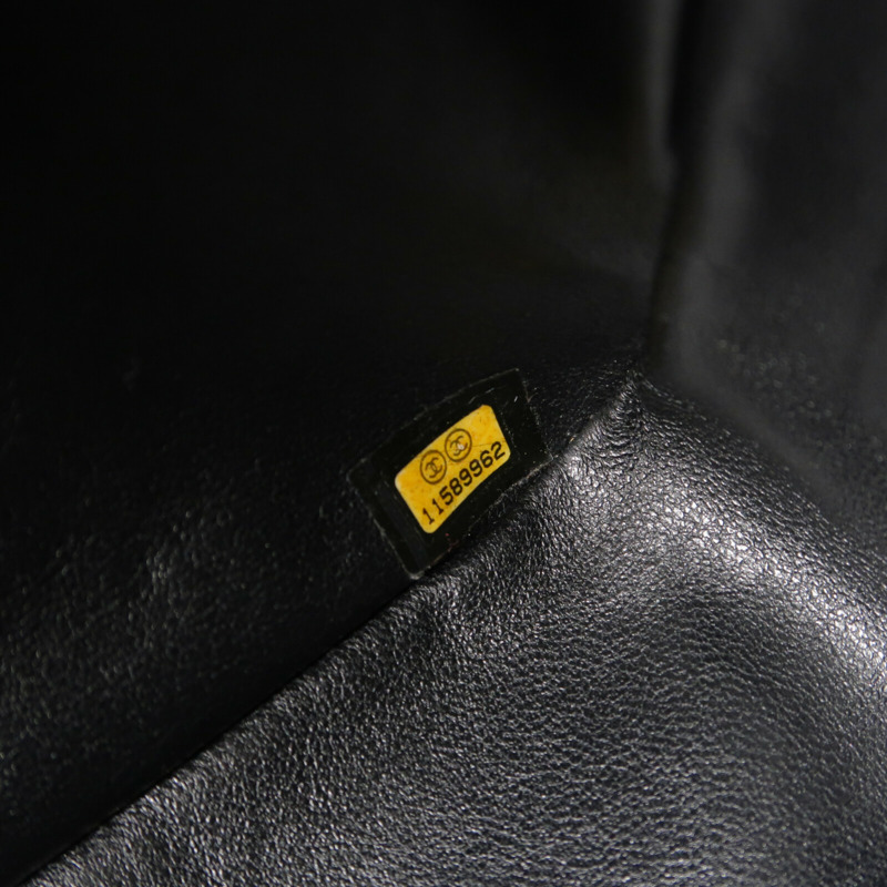 CHANEL 牛皮皮革Large Classic鏈帶肩背袋-7