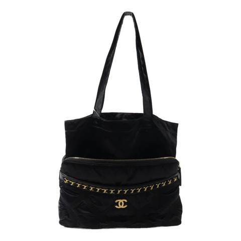 CHANEL Satin Grosgrain Tote Bag手挽袋