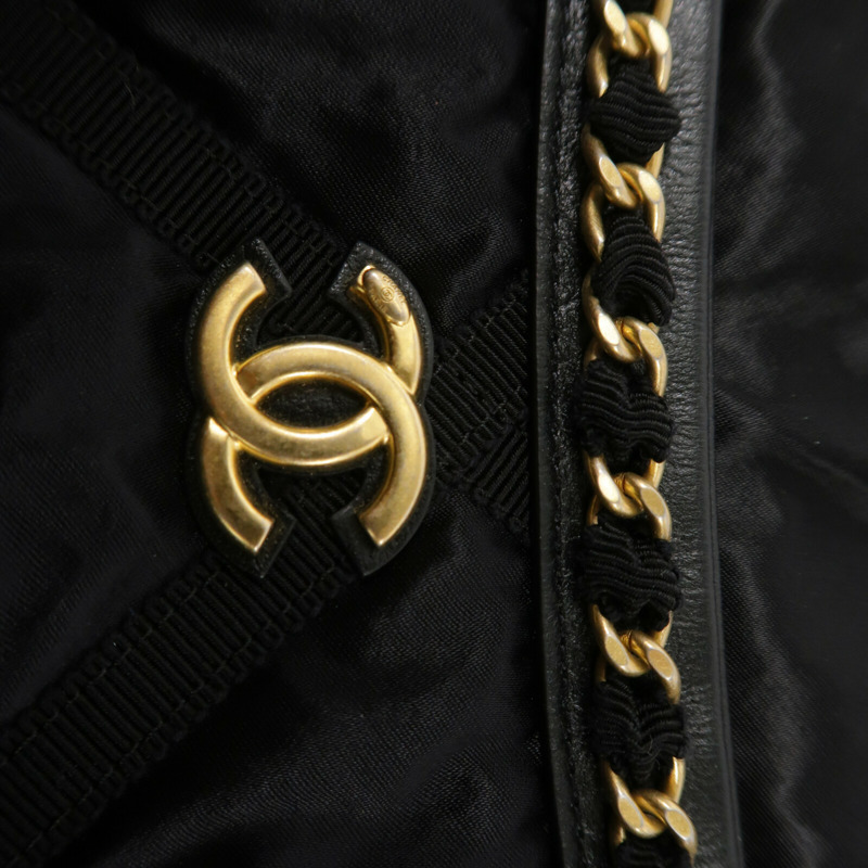 CHANEL Satin Grosgrain Tote Bag手挽袋-6