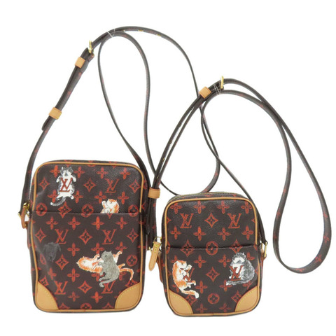 路易威登 M44399 Panamset Catgram 肩包，Monogram 帆布，女士
