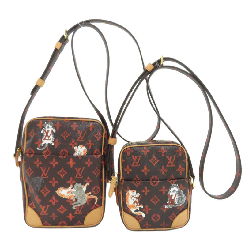 路易威登 M44399 Panamset Catgram 肩包,Monogram 帆布,女士-0